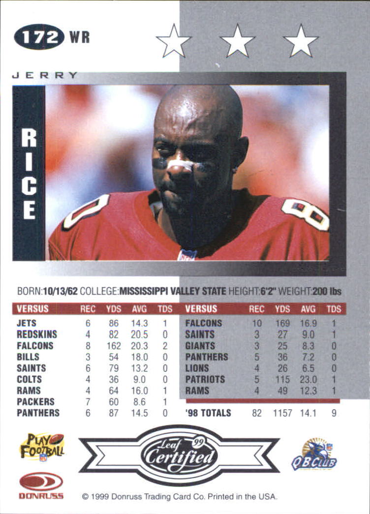 A8150- 1999 Leaf Certified FB Cards 1-225 +Inserts -You Pick- 15+ FREE US SHIP - Picture 335 of 395