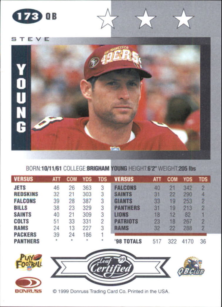 A8150- 1999 Leaf Certified FB Cards 1-225 +Inserts -You Pick- 15+ FREE US SHIP - Picture 337 of 395