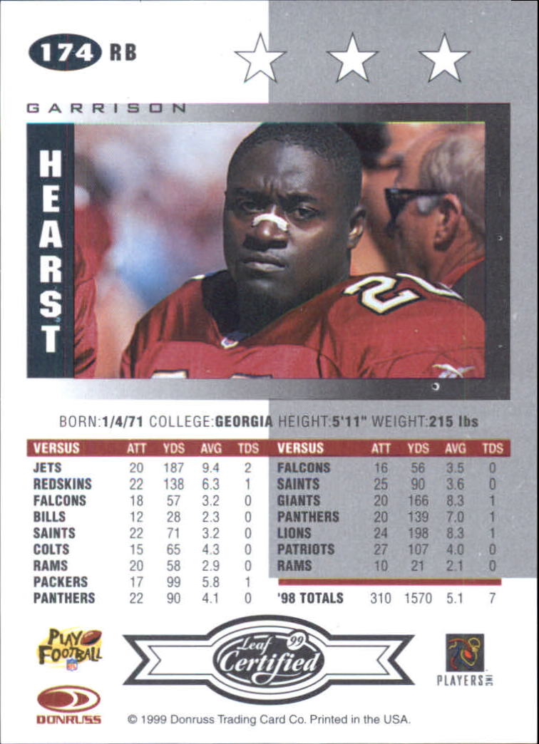 A8150- 1999 Leaf Certified FB Cards 1-225 +Inserts -You Pick- 15+ FREE US SHIP - Picture 339 of 395