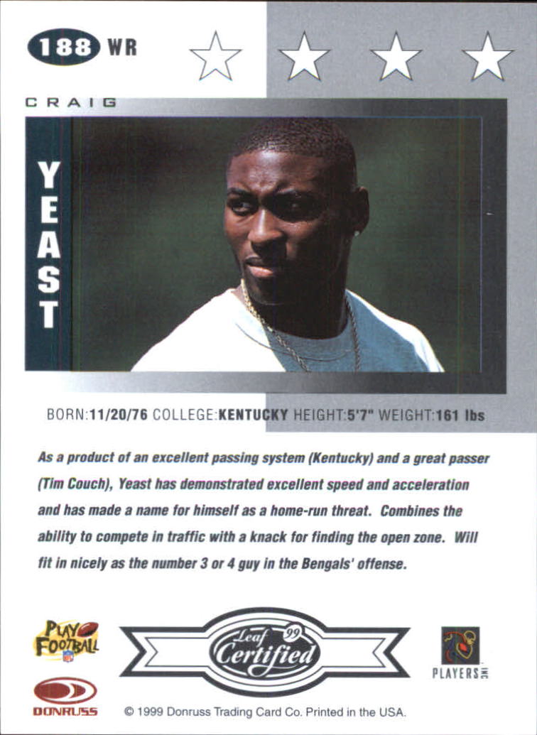 A8150- 1999 Leaf Certified FB Cards 1-225 +Inserts -You Pick- 15+ FREE US SHIP - Picture 353 of 395