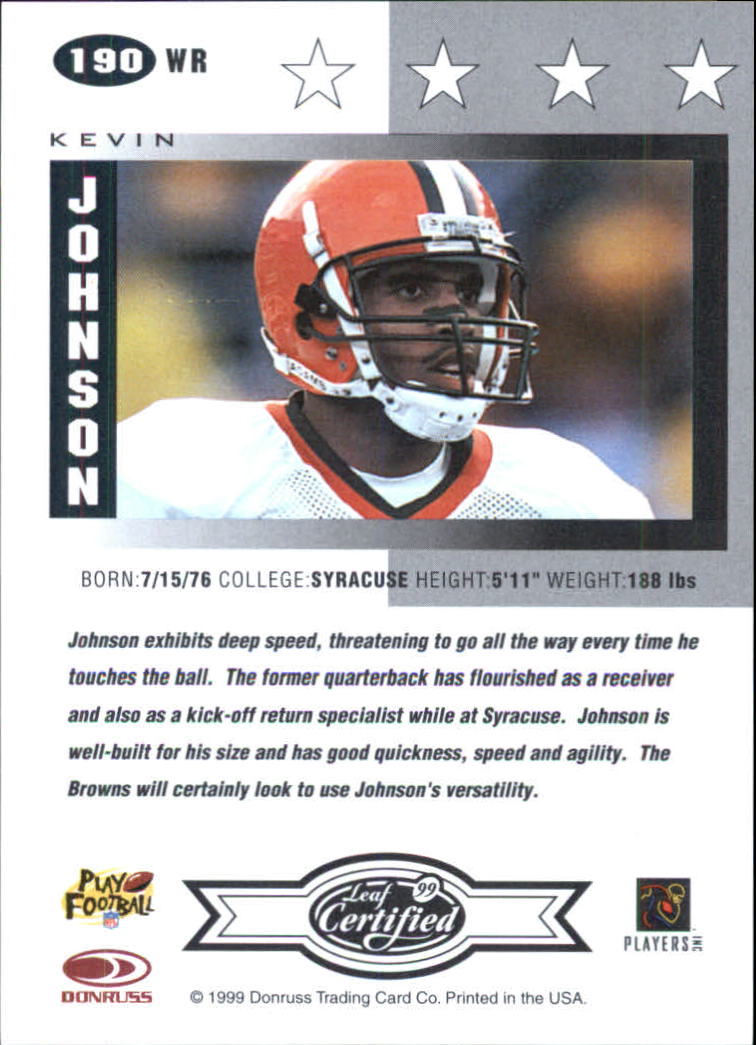 A8150- 1999 Leaf Certified FB Cards 1-225 +Inserts -You Pick- 15+ FREE US SHIP - Picture 357 of 395