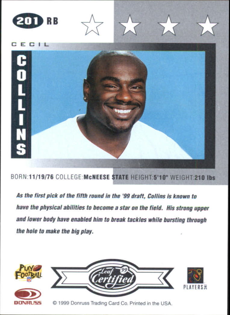 A8150- 1999 Leaf Certified FB Cards 1-225 +Inserts -You Pick- 15+ FREE US SHIP - Picture 369 of 395