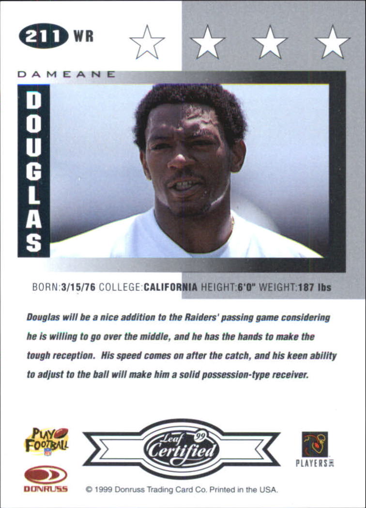 A8150- 1999 Leaf Certified FB Cards 1-225 +Inserts -You Pick- 15+ FREE US SHIP - Picture 379 of 395