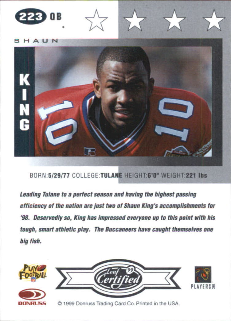 A8150- 1999 Leaf Certified FB Cards 1-225 +Inserts -You Pick- 15+ FREE US SHIP - Picture 391 of 395