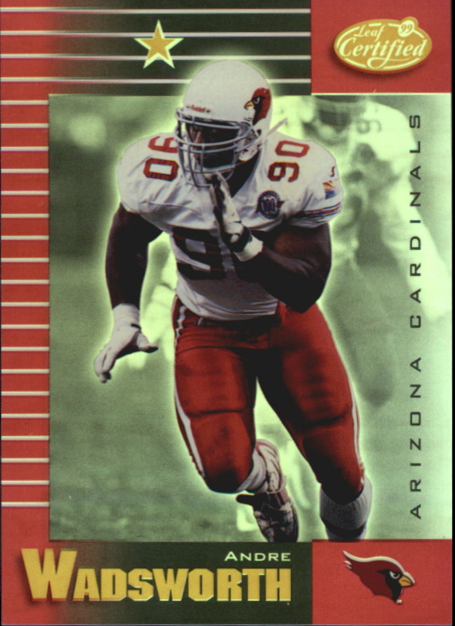 1999 Leaf Certified Mirror Red #3 Andre Wadsworth