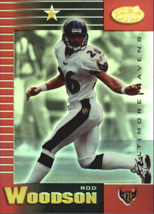 1999 Leaf Certified Mirror Red #10 Rod Woodson