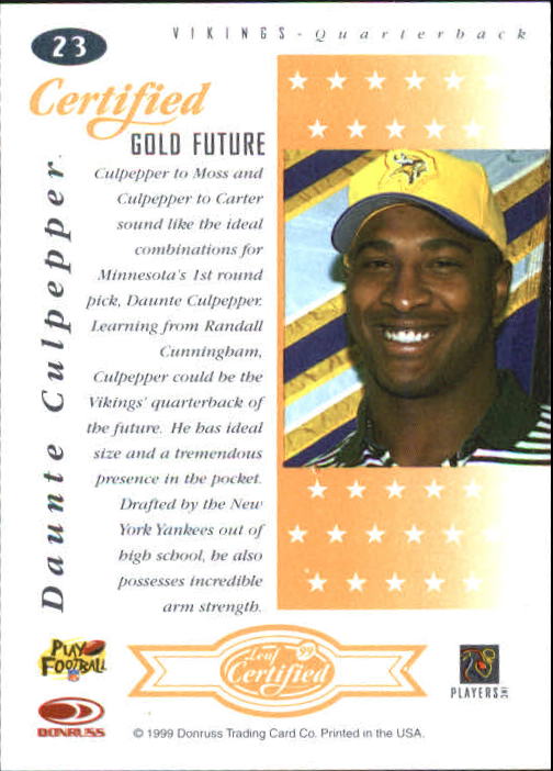 A8150- 1999 Leaf Certified FB Cards 1-225 +Inserts -You Pick- 15+ FREE US SHIP - Picture 395 of 395