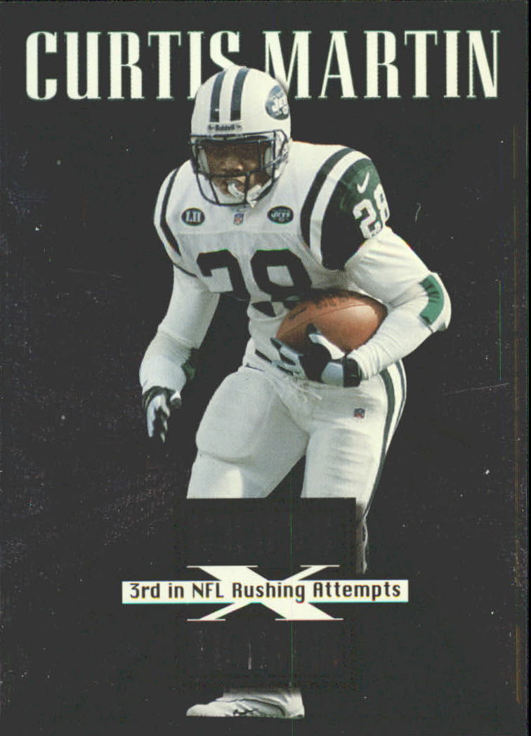 1999 Leaf Rookies and Stars Cross Training #CT13 Curtis Martin