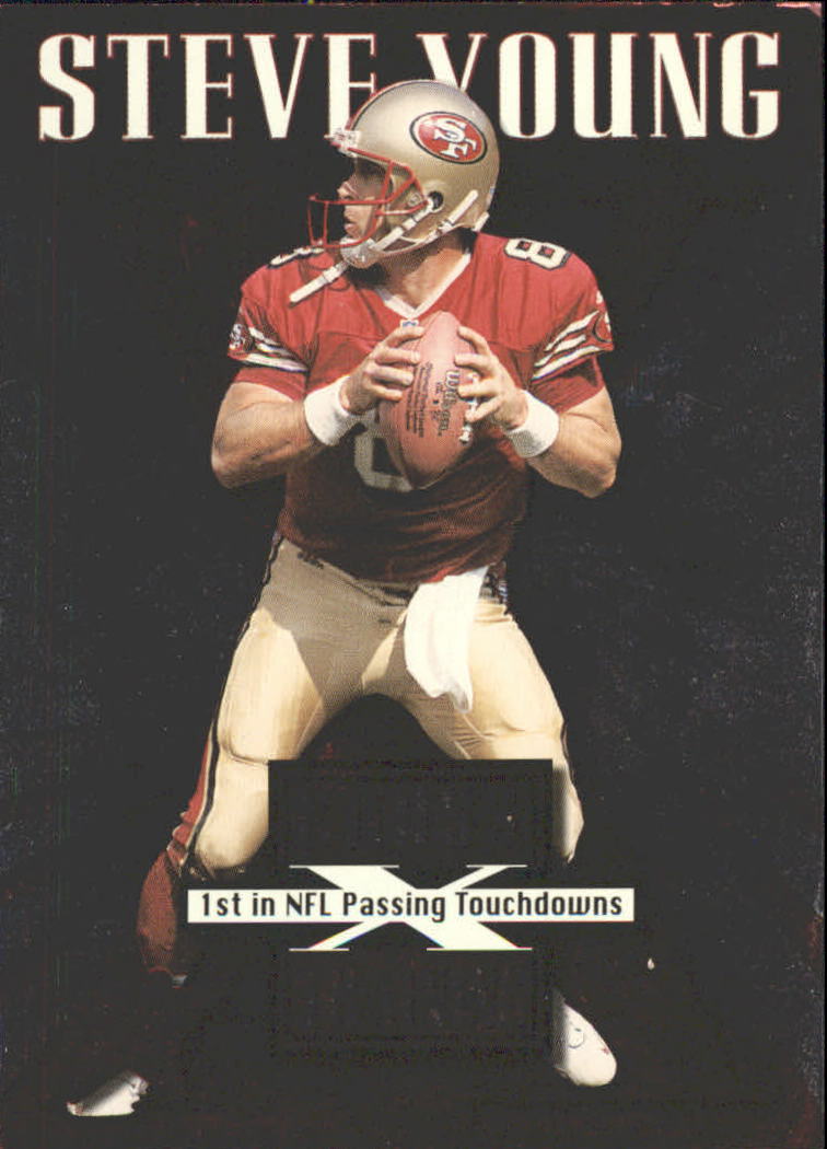 1999 Leaf Rookies and Stars Cross Training #CT25 Steve Young