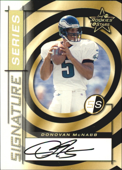 : Donovan McNabb 1999 Bowman's Best Rookie Locker Room Rookie  Game Worn Jersey Football Card #RU2 - Philadelphia Eagles : Sports &  Outdoors