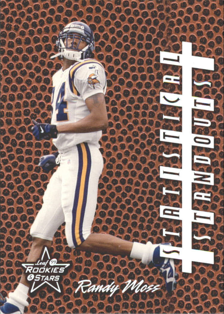 1999 Leaf Rookies and Stars Statistical Standouts #SS17 Randy Moss