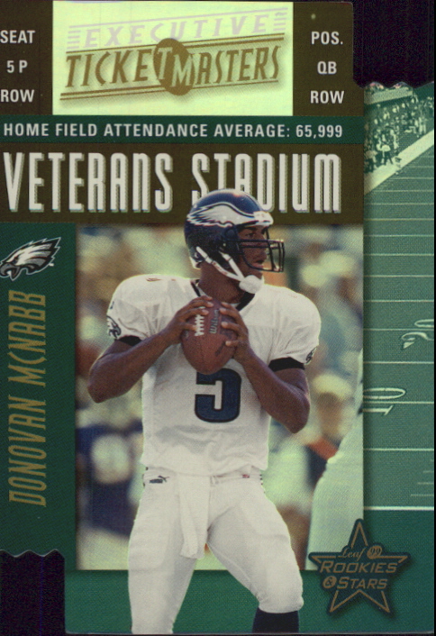 1999 Leaf Rookies and Stars Ticket Masters Executives #25 D.Staley/D.McNabb