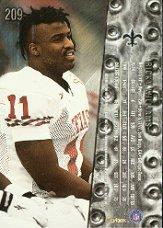 1999 Metal Universe #209 Ricky Williams RC back image