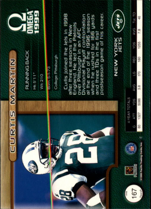 Buy Curtis Martin Cards Online  Curtis Martin Football Price