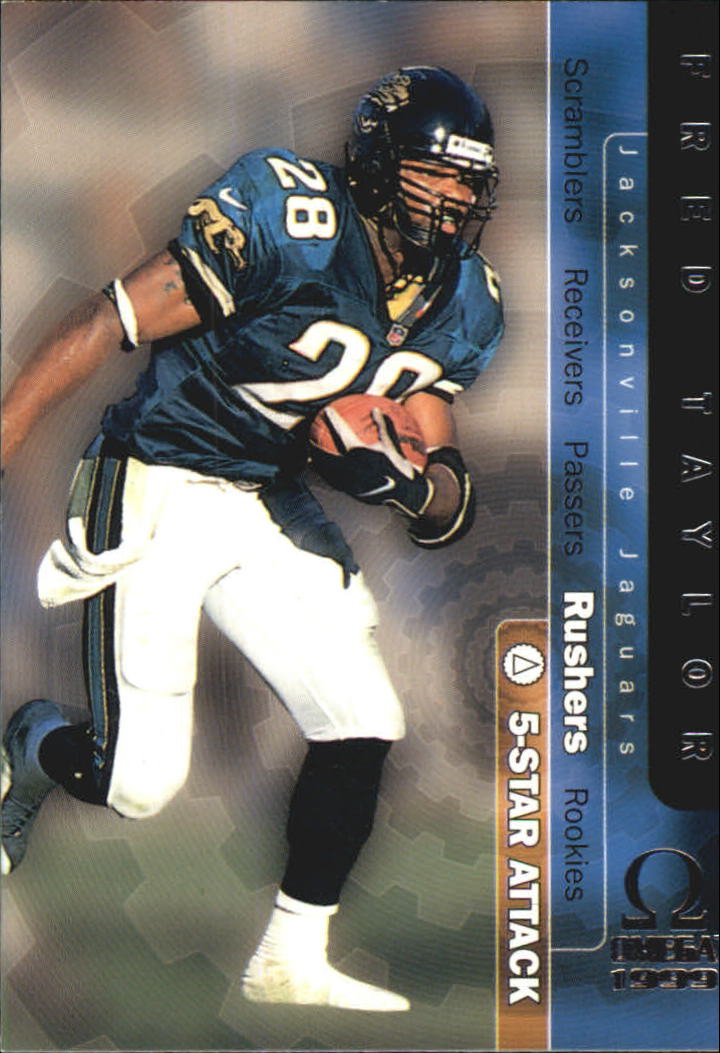 1999 Pacific Omega 5-Star Attack #16 Fred Taylor