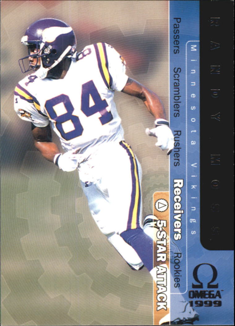 1999 Pacific Omega 5-Star Attack #21 Randy Moss