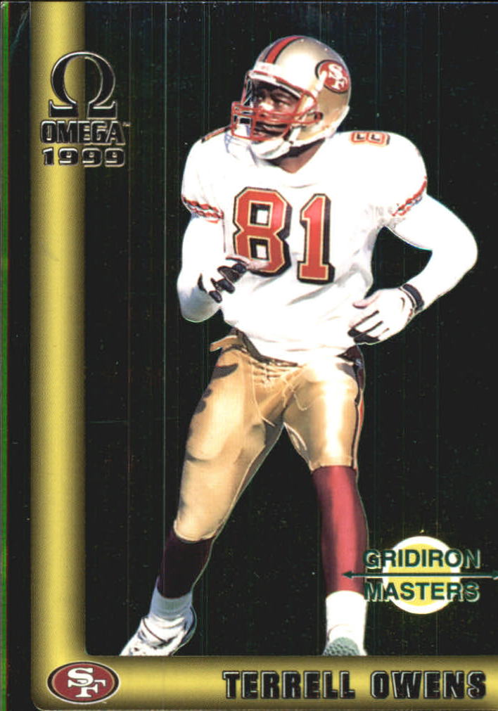 1999 Pacific Omega Gridiron Masters #28 Terrell Owens