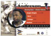1999 Pacific Prisms #6 Jamal Anderson back image