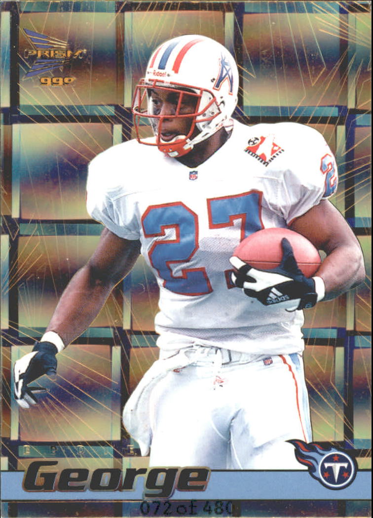 1999 Pacific Prisms Holographic Gold #143 Eddie George