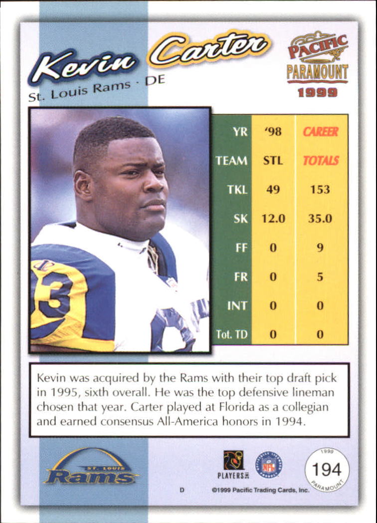 B3959- 1999 Paramount Football Assrtd Insert Cards -You Pick- 15+ FREE US SHIP - Picture 15 of 84