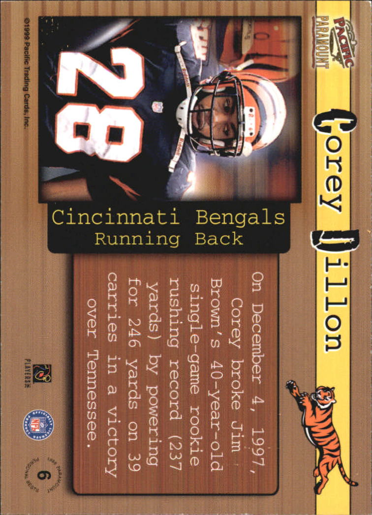 B3959- 1999 Paramount Football Assrtd Insert Cards -You Pick- 15+ FREE US SHIP - Picture 29 of 84