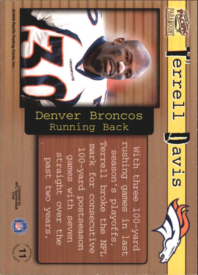 B3959- 1999 Paramount Football Assrtd Insert Cards -You Pick- 15+ FREE US SHIP - Picture 39 of 84