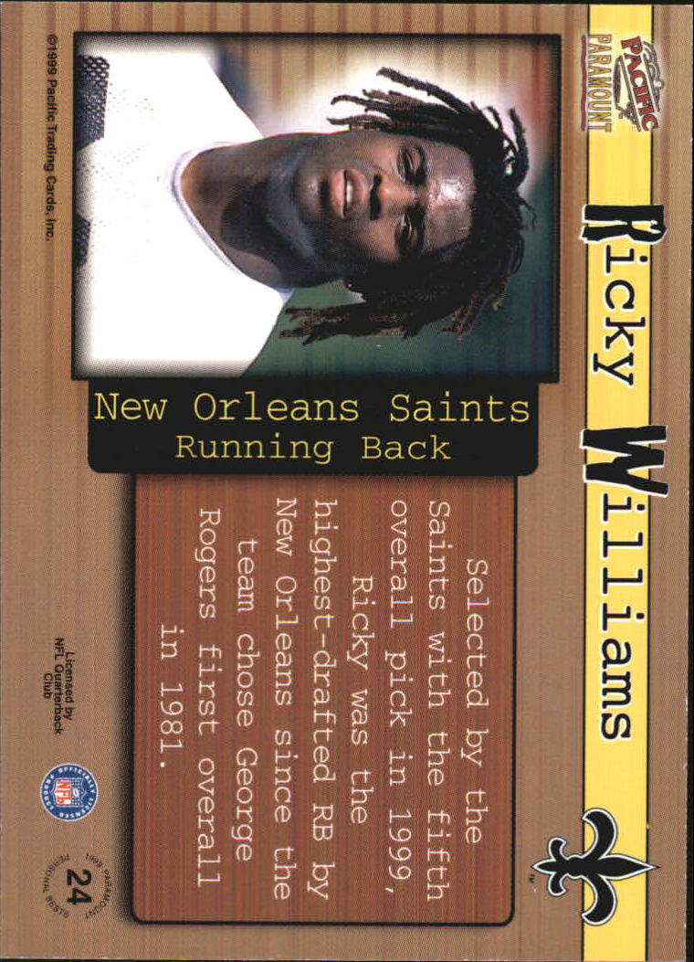 1999 Paramount Personal Bests #24 Ricky Williams back image