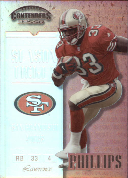 1999 Playoff Contenders SSD #52 Lawrence Phillips