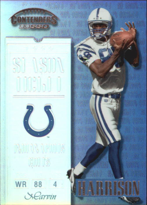 1999 Playoff Contenders SSD #105 Marvin Harrison