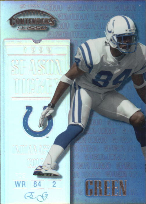 1999 Playoff Contenders SSD #106 E.G. Green