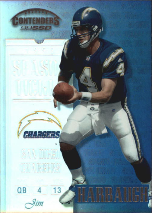 1999 Playoff Contenders SSD #126 Jim Harbaugh