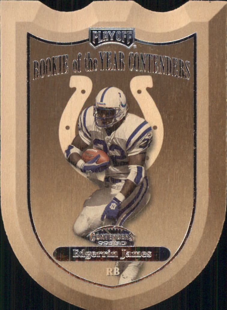 1999 Playoff Contenders SSD ROY Contenders #6 Edgerrin James