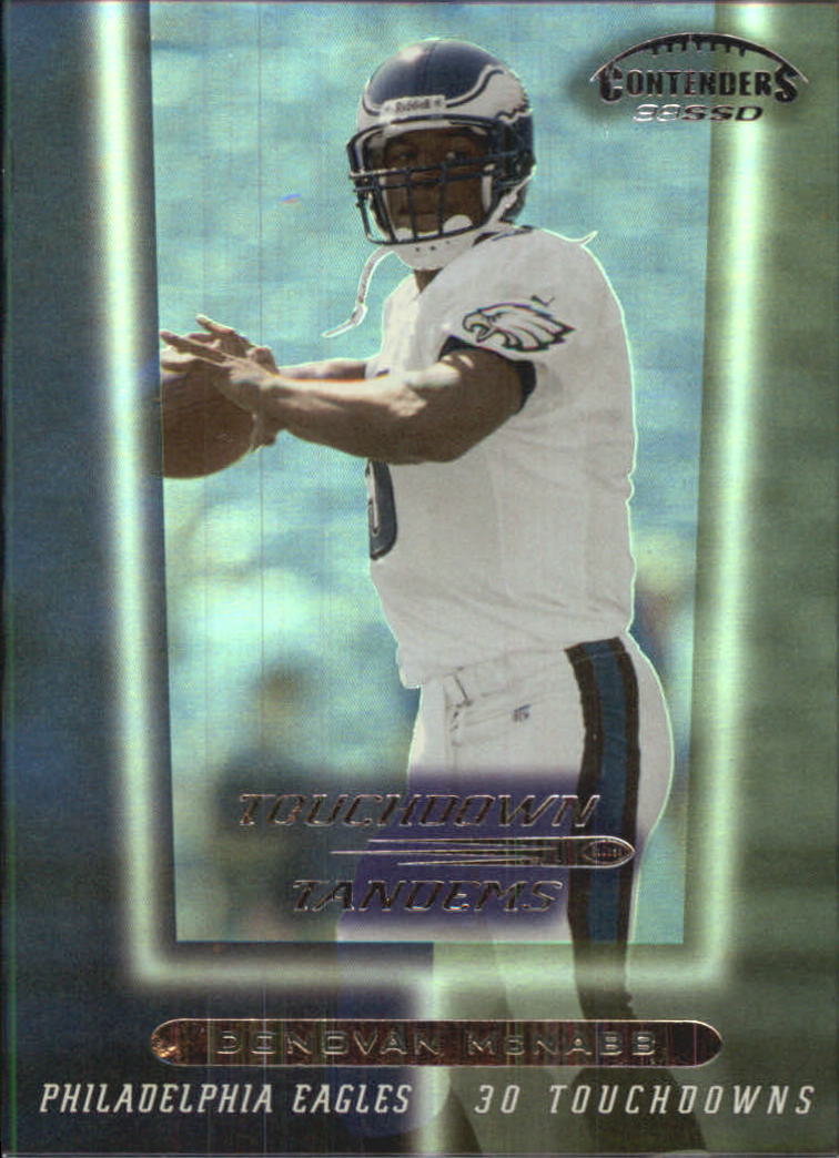1999 Playoff Contenders SSD Touchdown Tandems #T15 D.McNabb/C.Johnson