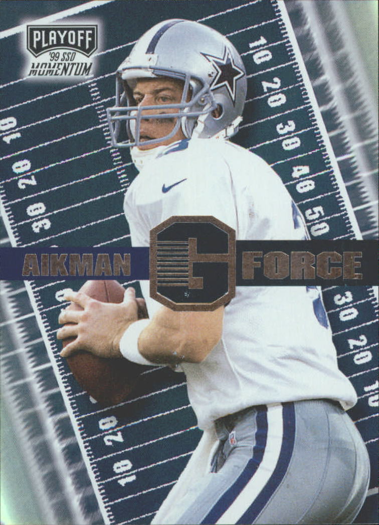 1999 Playoff Momentum SSD Gridiron Force #GF12 Troy Aikman