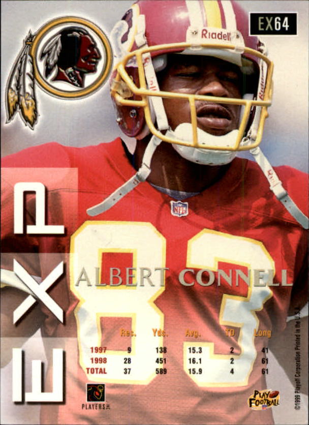 1999 Playoff Prestige EXP #64 Albert Connell back image