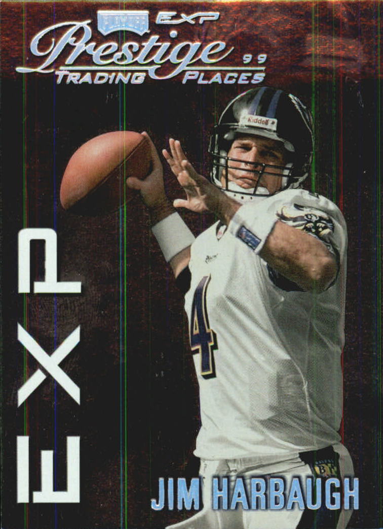 1999 Playoff Prestige EXP Reflections Silver #51 Jim Harbaugh