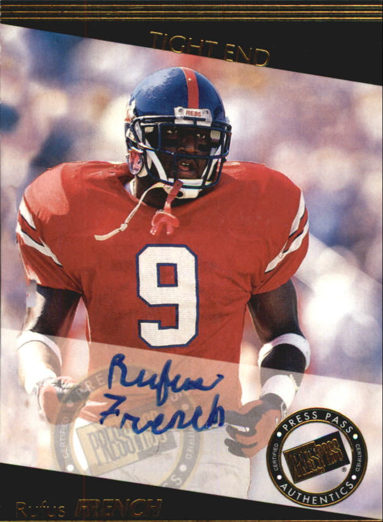 1999 Press Pass Autographs #39 Rufus French