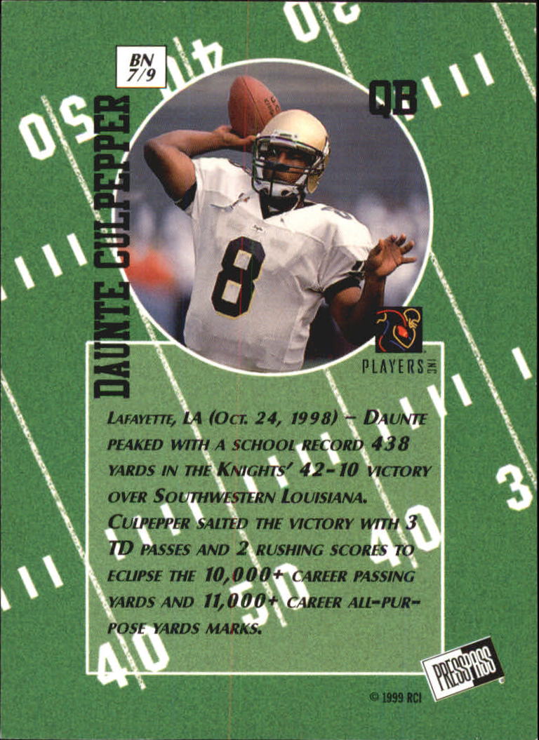 1999 Press Pass Football "Insert" Cards - Picture 4 of 92