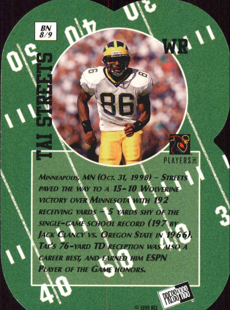 1999 Press Pass Football "Insert" Cards - Picture 8 of 92