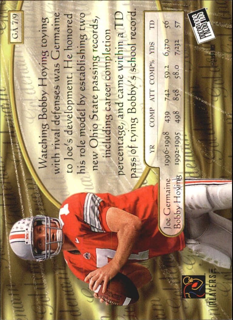 1999 Press Pass Football "Insert" Cards - Picture 18 of 92