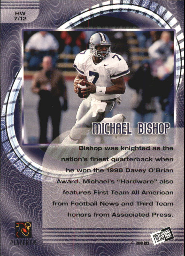 1999 Press Pass Hardware #H7 Michael Bishop back image