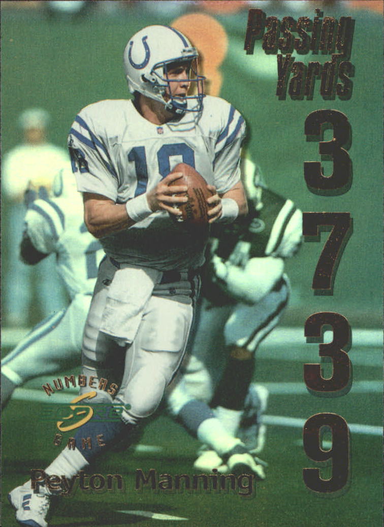 1999 Score Numbers Game #6 Peyton Manning/3739
