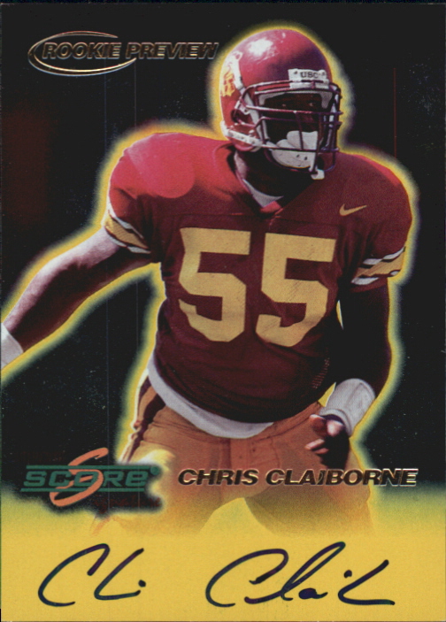 1999 Score Rookie Preview Autographs #7 Chris Claiborne