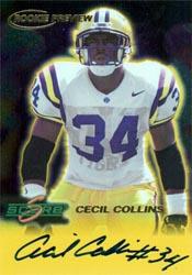 1999 Score Rookie Preview Autographs #9 Cecil Collins