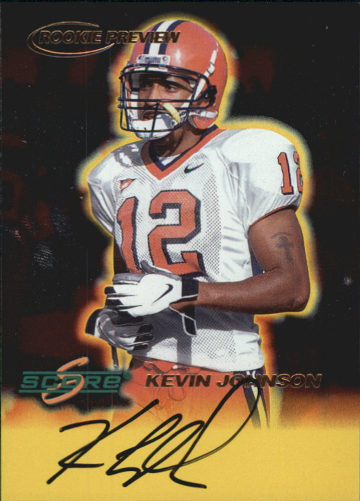 1999 Score Rookie Preview Autographs #19 Kevin Johnson