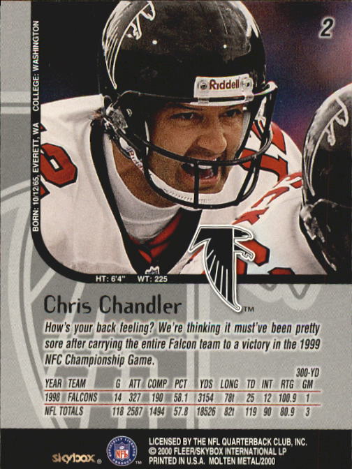 1999 Molten Metal (Skybox) Football "Main Set" Base Cards - Picture 5 of 203