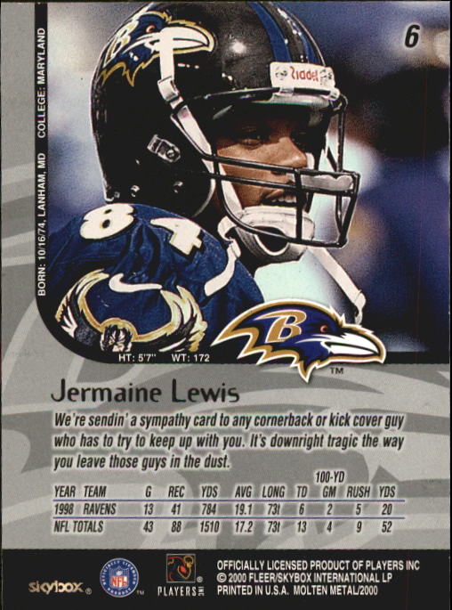 1999 Molten Metal (Skybox) Football "Main Set" Base Cards - Picture 9 of 203