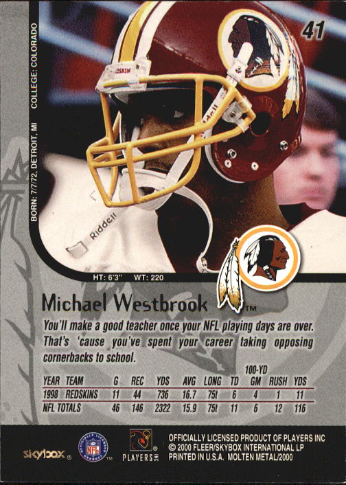 1999 Molten Metal (Skybox) Football "Main Set" Base Cards - Picture 57 of 203