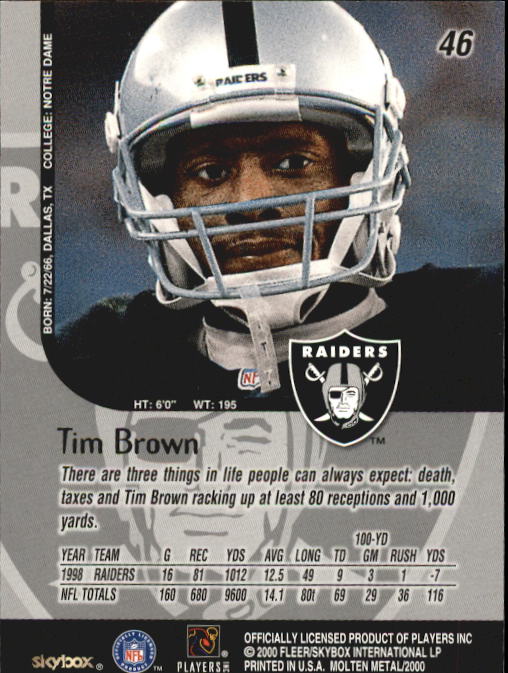 1999 Molten Metal (Skybox) Football "Main Set" Base Cards - Picture 67 of 203