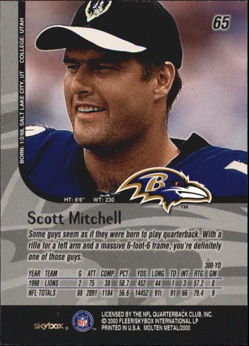 1999 Molten Metal (Skybox) Football "Main Set" Base Cards - Picture 99 of 203